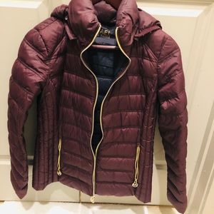 Michael Kors Plum Puffer Jacket